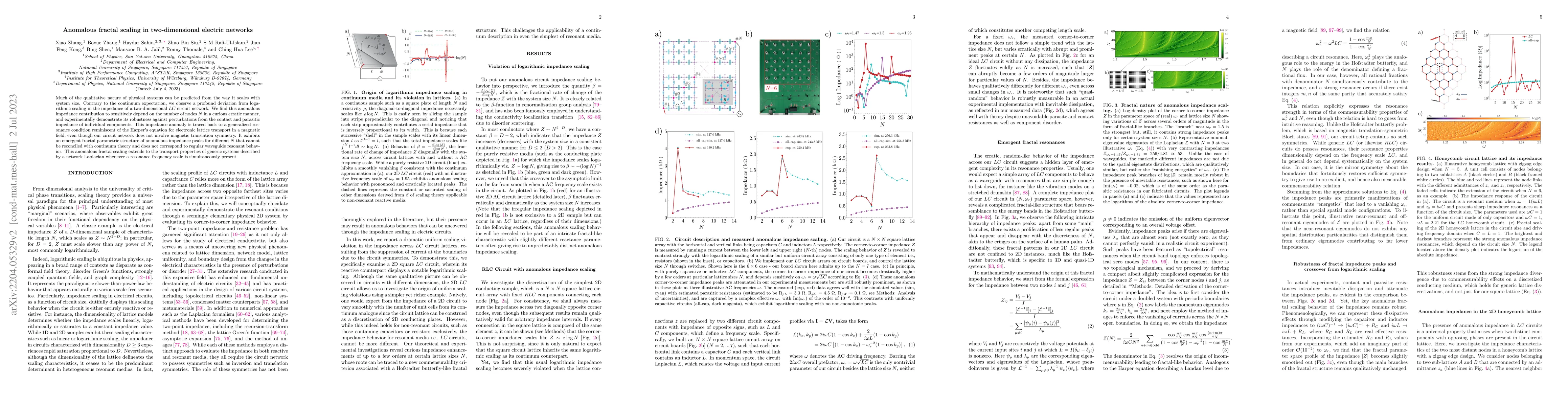 Thumbnail for Anomalous fractal scaling in two-dimensional electric networks