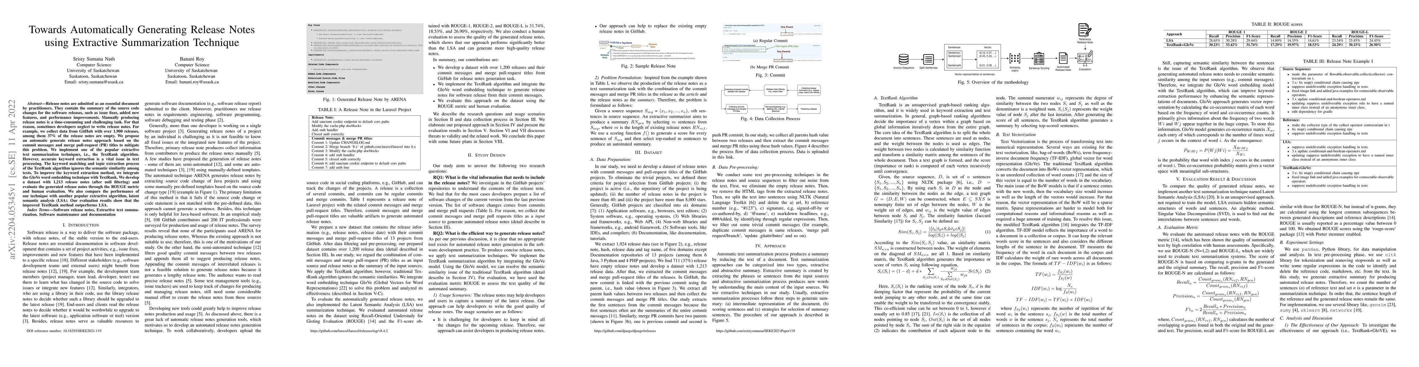 Thumbnail for Towards Automatically Generating Release Notes using Extractive
  Summarization Technique