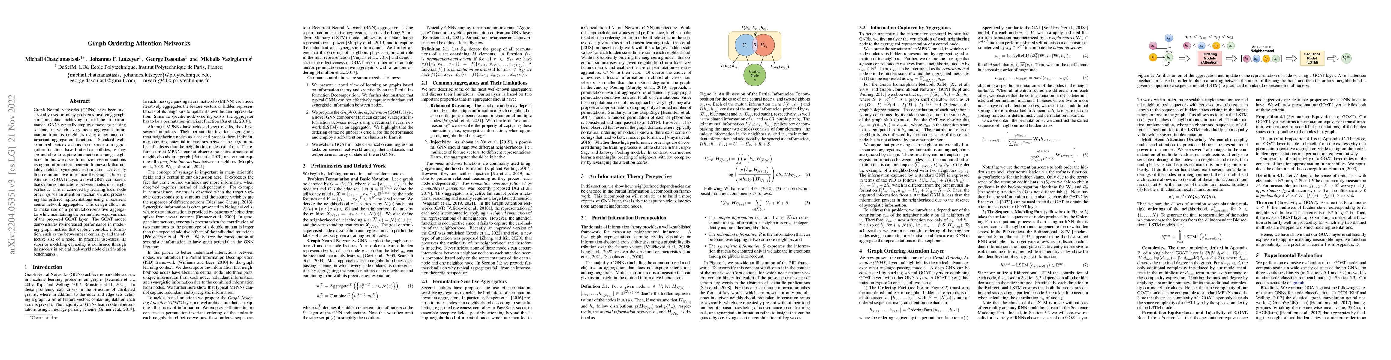 Thumbnail for Graph Ordering Attention Networks