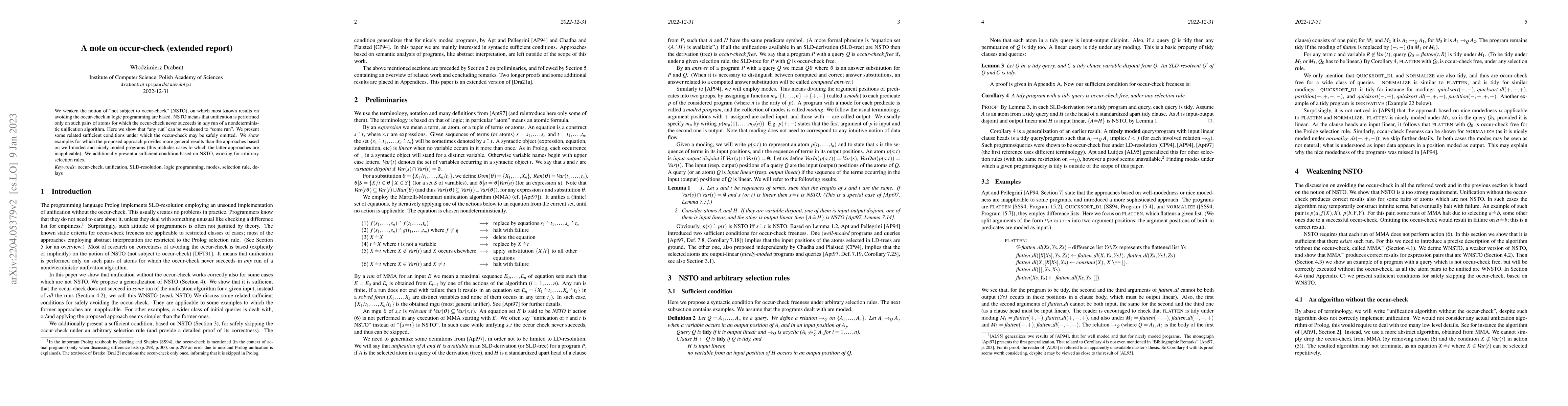Thumbnail for A note on occur-check (extended report)