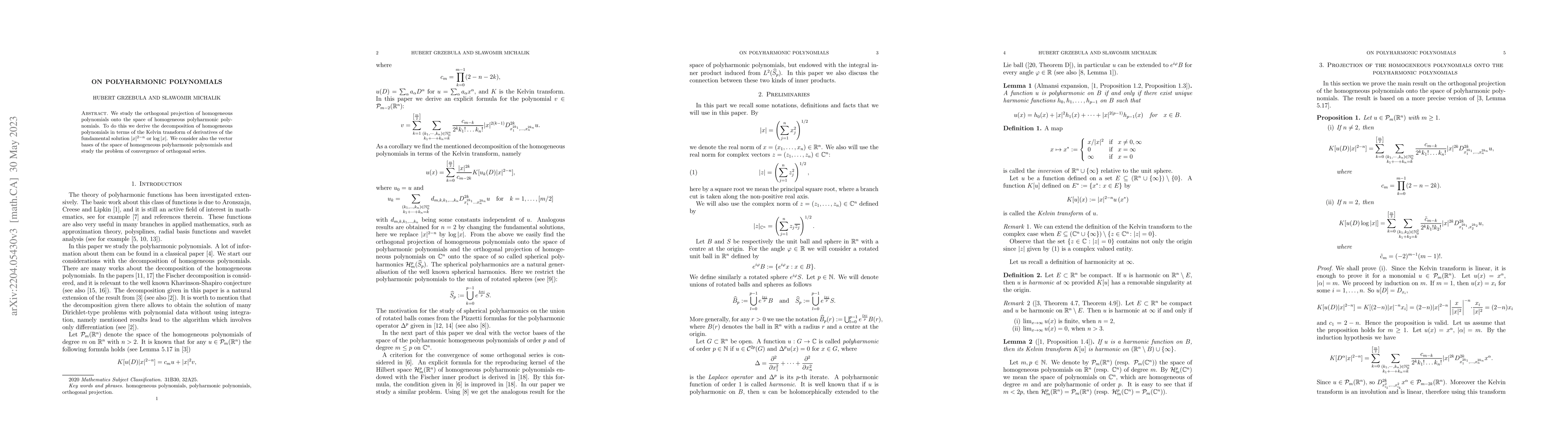 Thumbnail for On polyharmonic polynomials