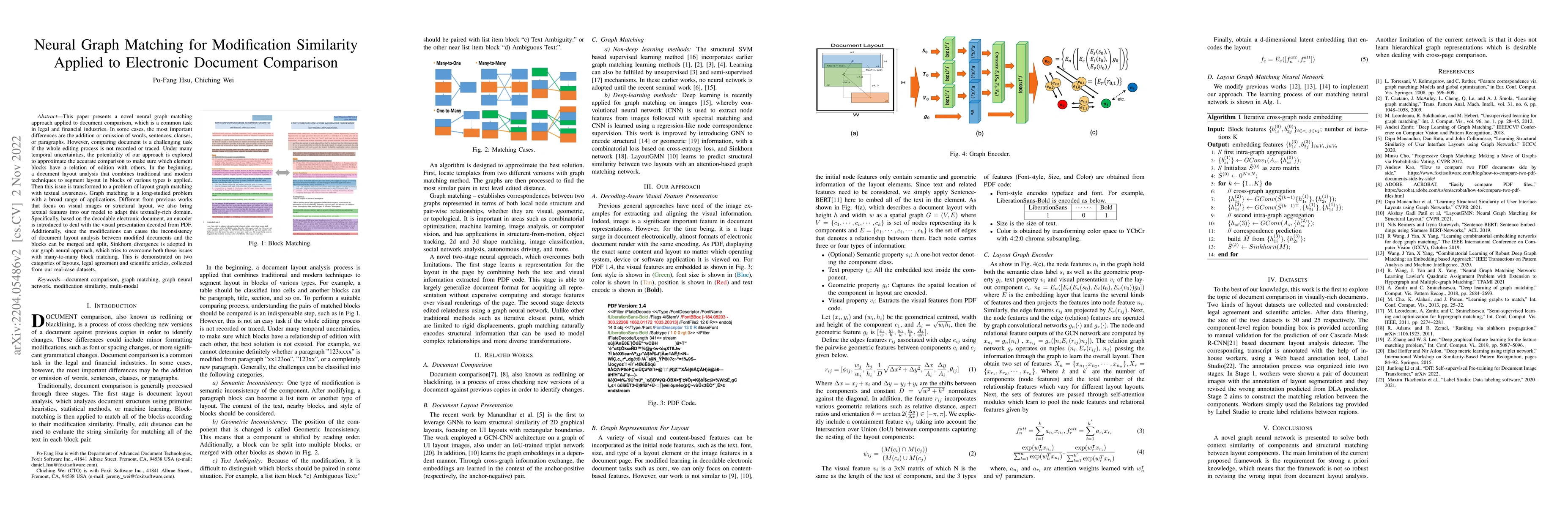 Thumbnail for Neural Graph Matching for Modification Similarity Applied to Electronic
  Document Comparison