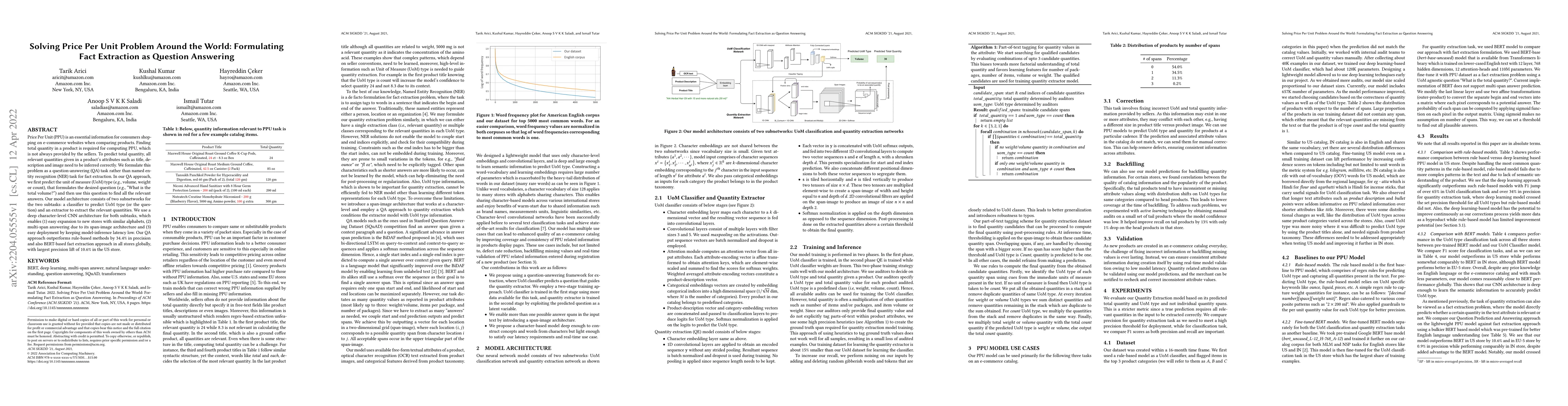 Thumbnail for Solving Price Per Unit Problem Around the World: Formulating Fact
  Extraction as Question Answering