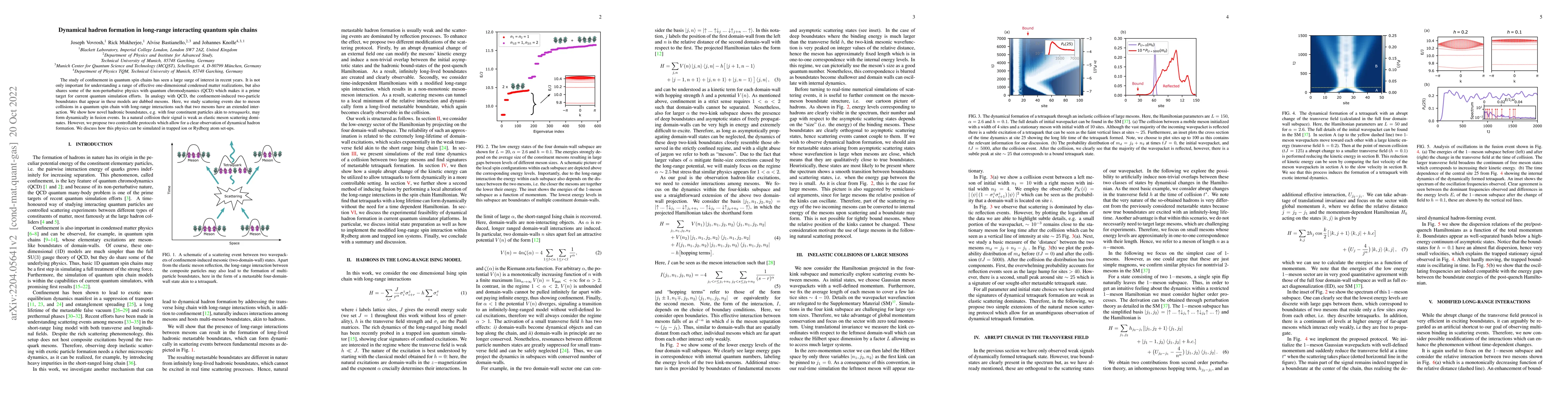 Thumbnail for Dynamical hadron formation in long-range interacting quantum spin chains