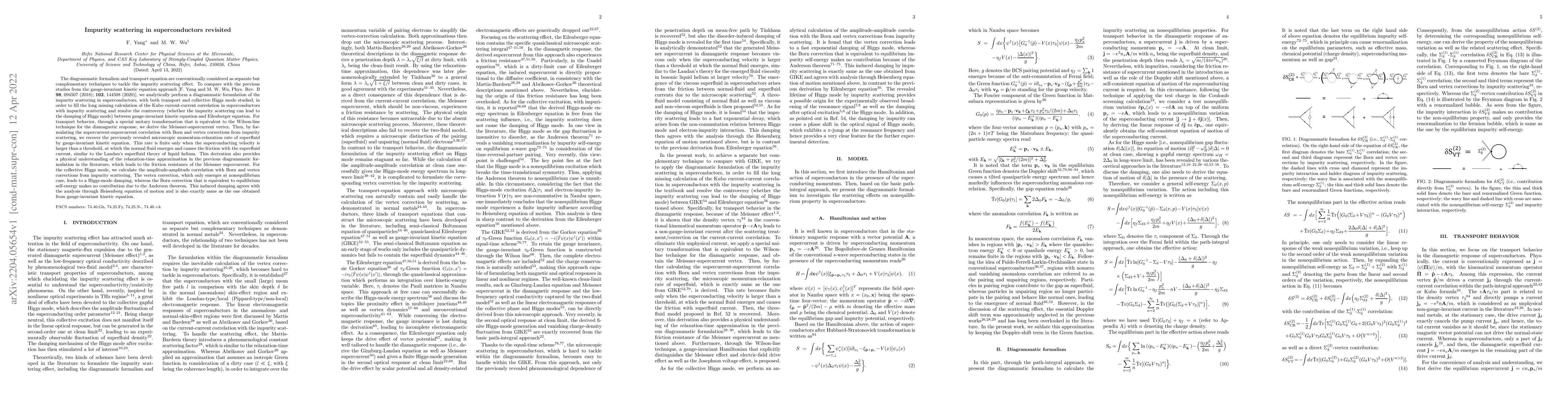 Thumbnail for Impurity scattering in superconductors revisited