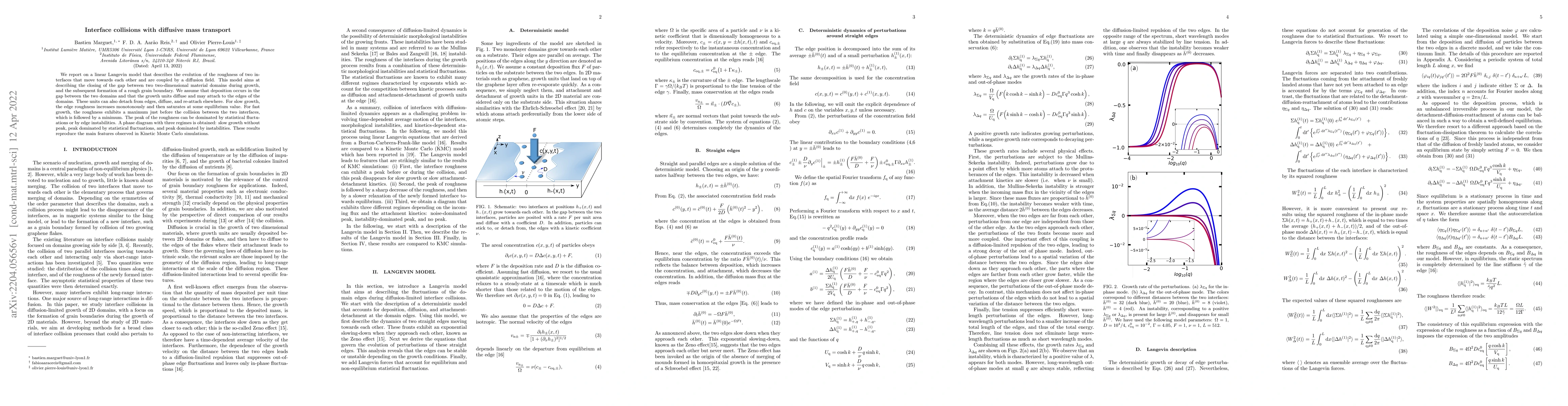 Thumbnail for Interface collisions with diffusive mass transport
