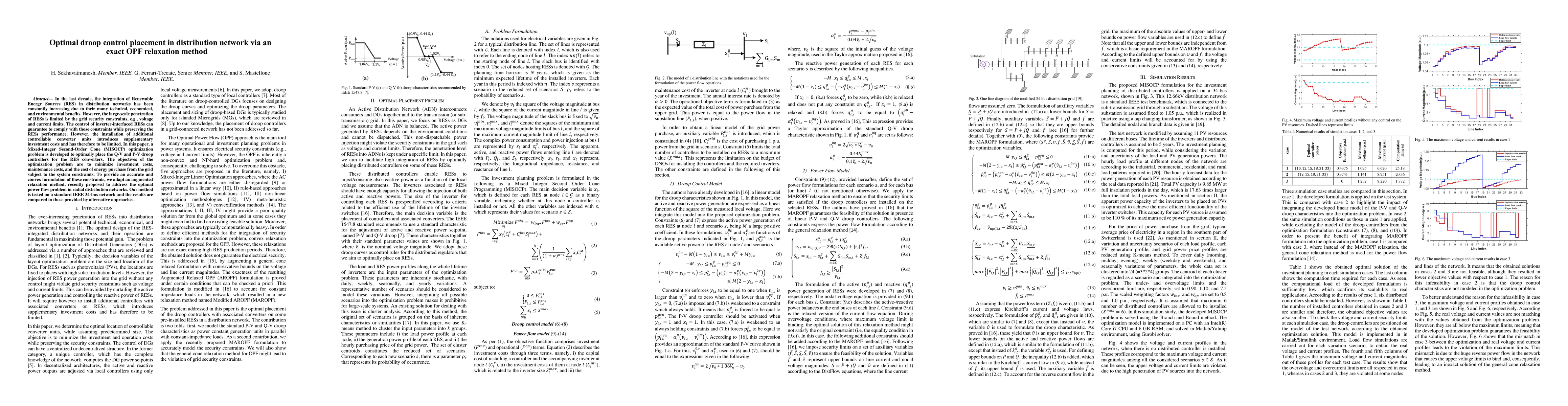 Thumbnail for Optimal droop control placement in distribution network via an exact OPF
  relaxation method