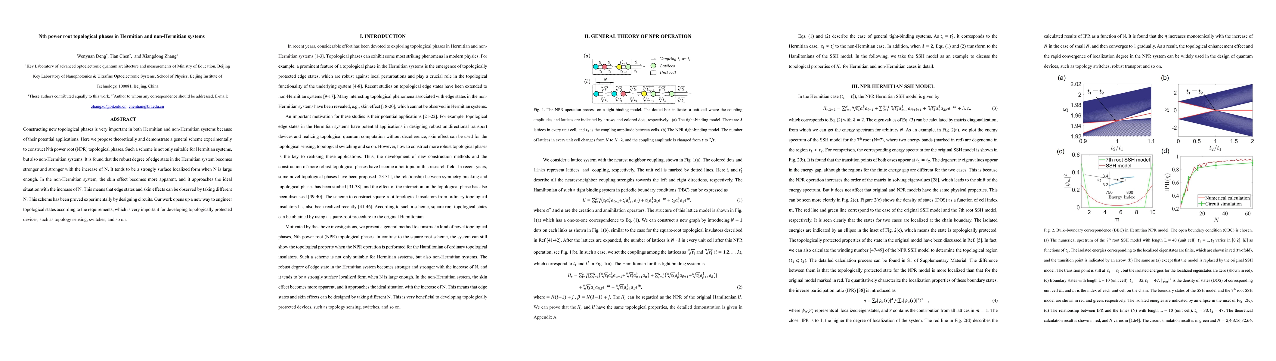 Thumbnail for Nth power root topological phases in Hermitian and non-Hermitian systems