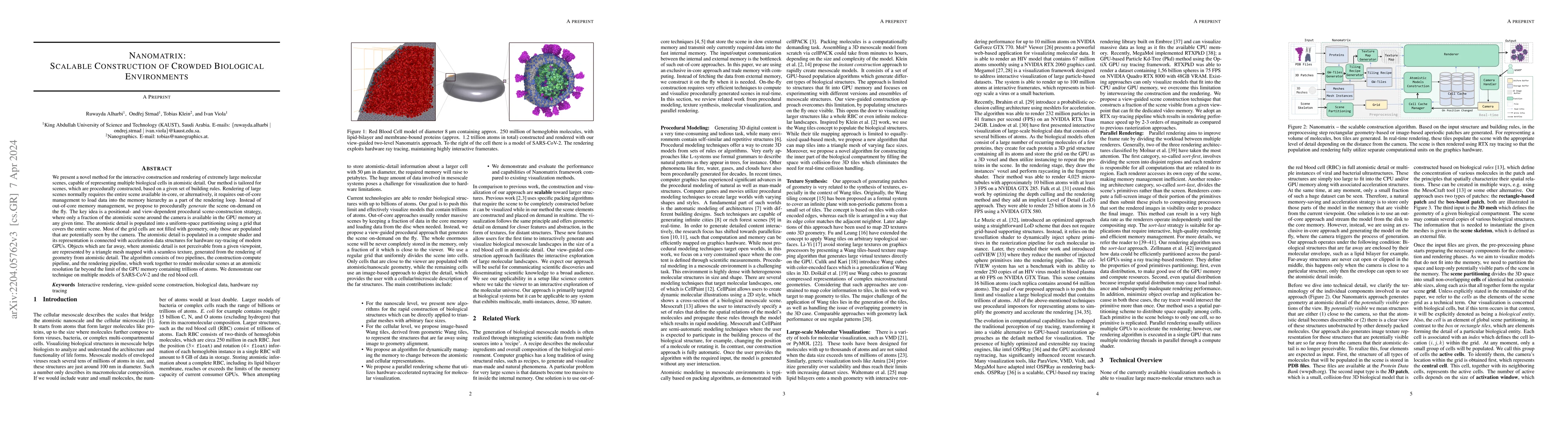 Thumbnail for Nanomatrix: Scalable Construction of Crowded Biological Environments