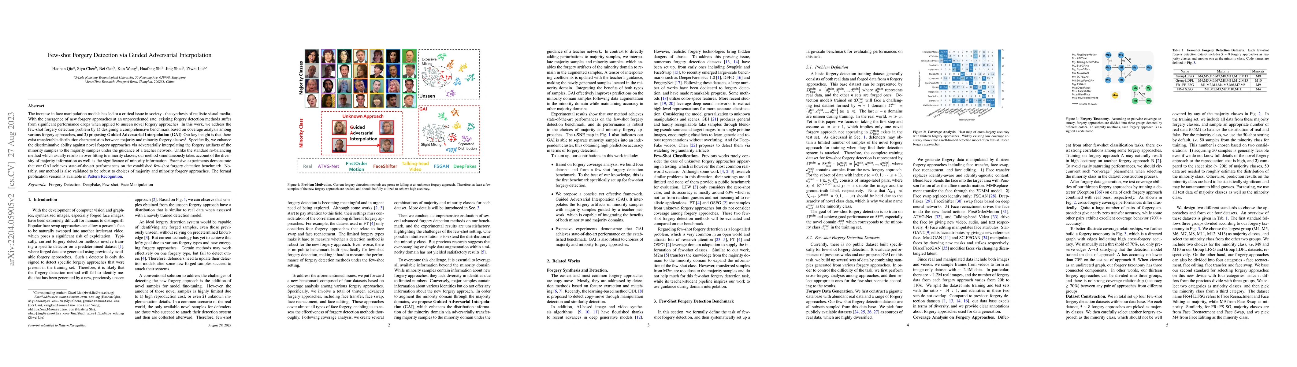 Thumbnail for Few-shot Forgery Detection via Guided Adversarial Interpolation