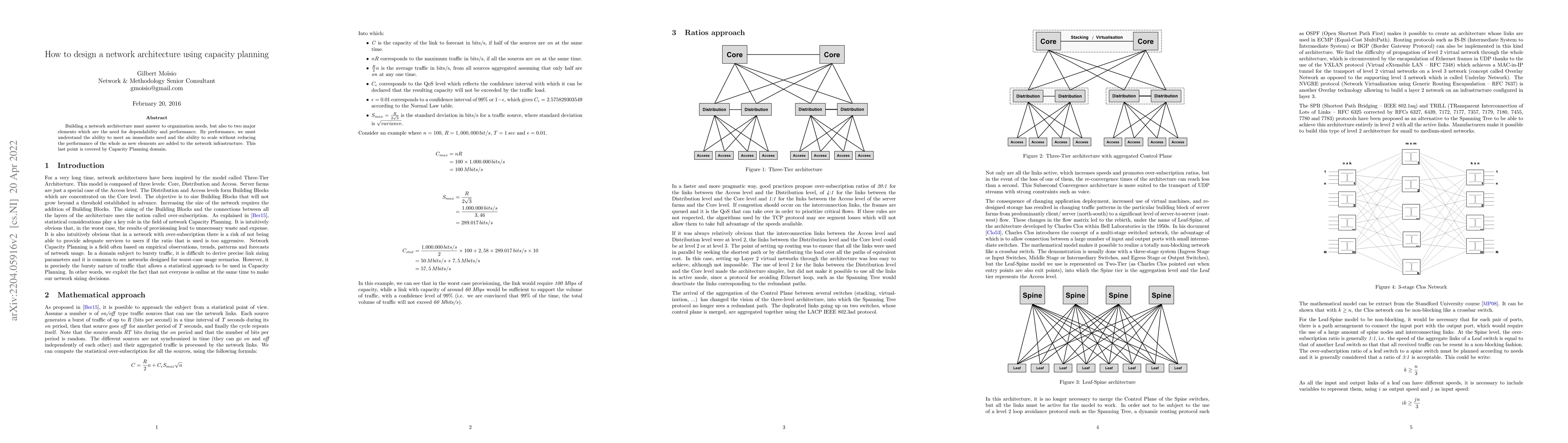 Thumbnail for How to design a network architecture using capacity planning