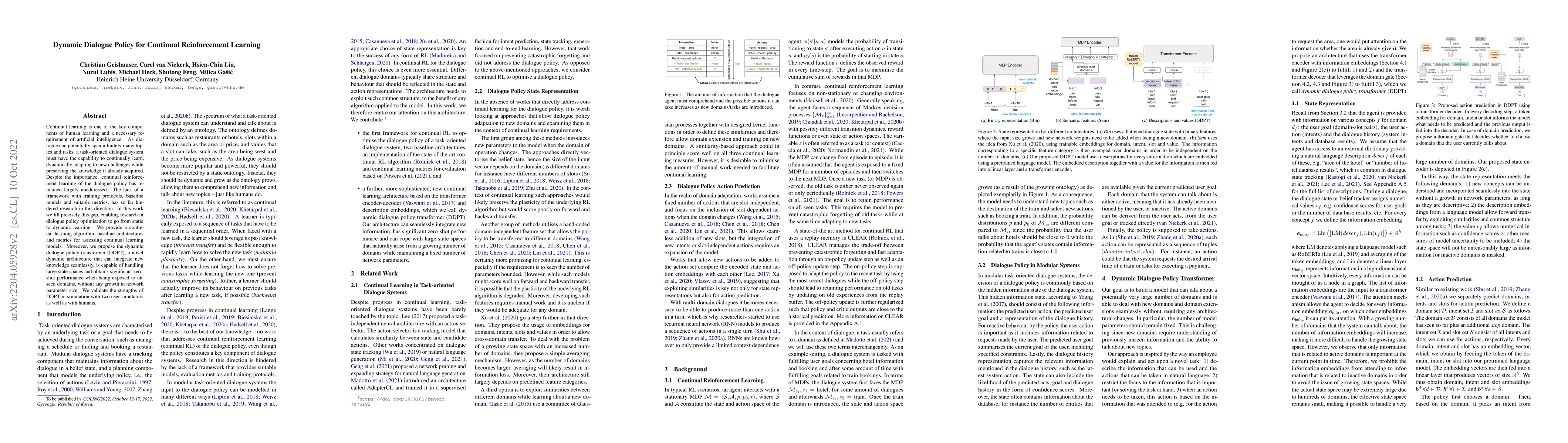 Thumbnail for Dynamic Dialogue Policy for Continual Reinforcement Learning