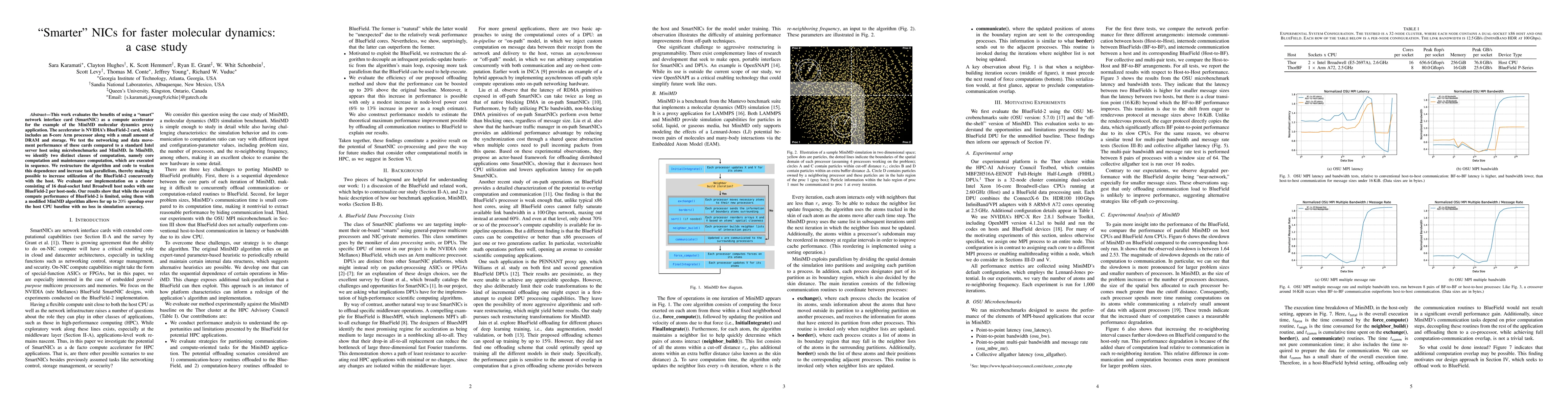 Thumbnail for "Smarter" NICs for faster molecular dynamics: a case study