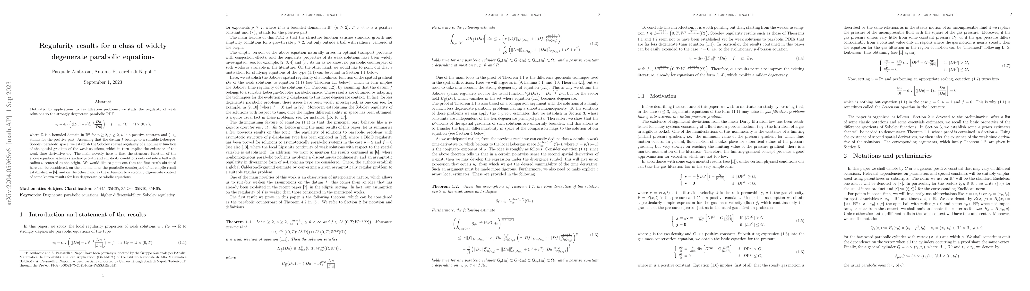 Thumbnail for Regularity results for a class of widely degenerate parabolic equations