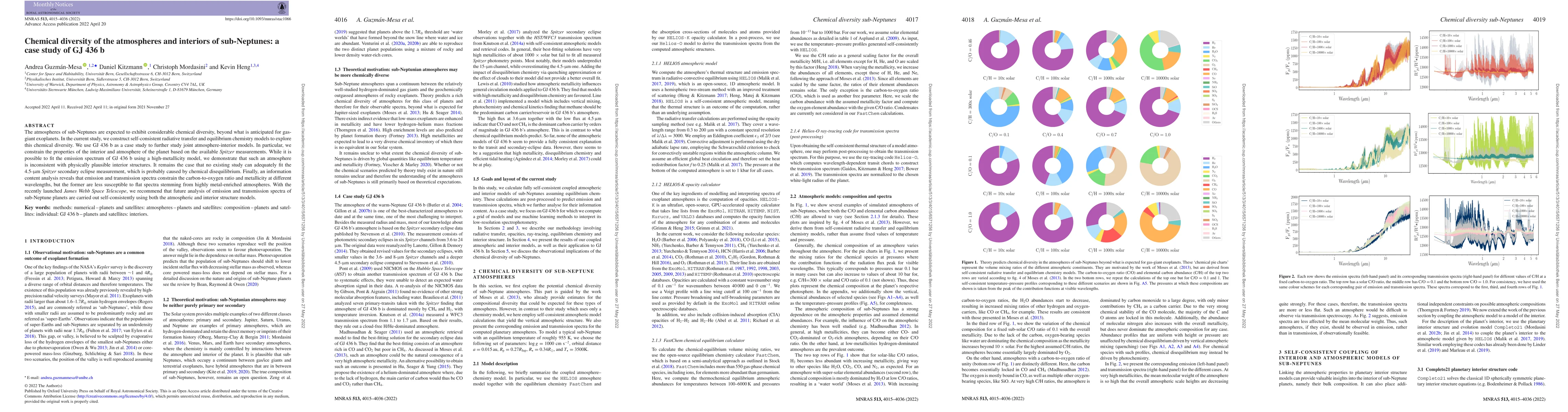 Thumbnail for Chemical diversity of the atmospheres and interiors of sub-Neptunes: a
  case study of GJ 436 b