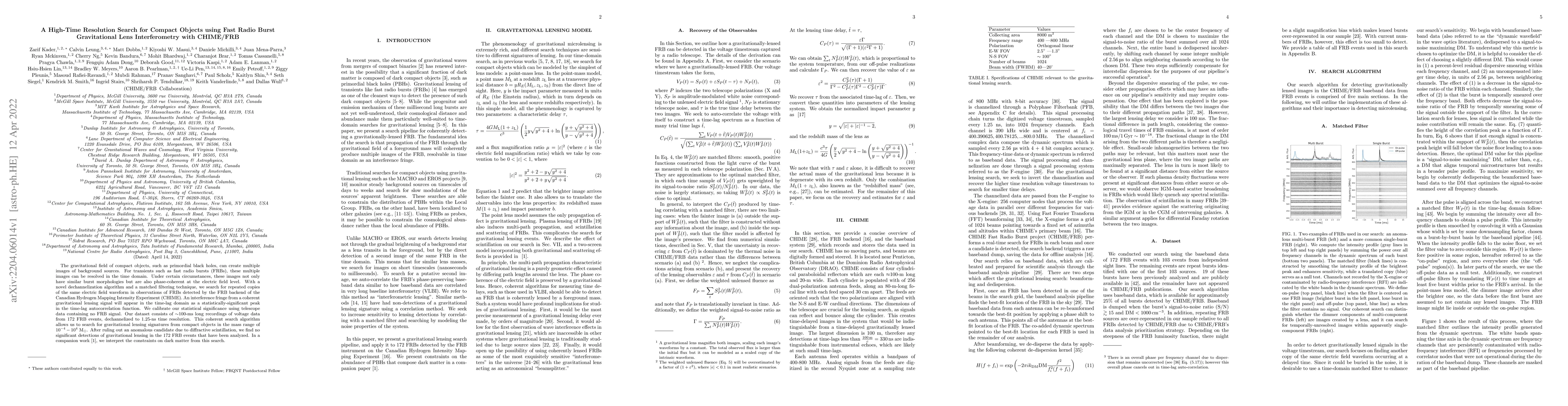 Thumbnail for A High-Time Resolution Search for Compact Objects using Fast Radio Burst
  Gravitational Lens Interferometry with CHIME/FRB