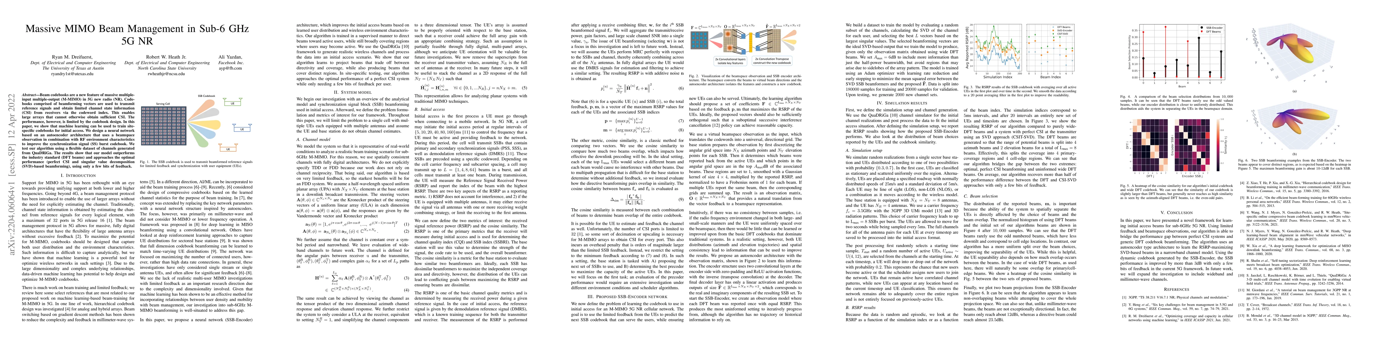 Thumbnail for Massive MIMO Beam Management in Sub-6 GHz 5G NR
