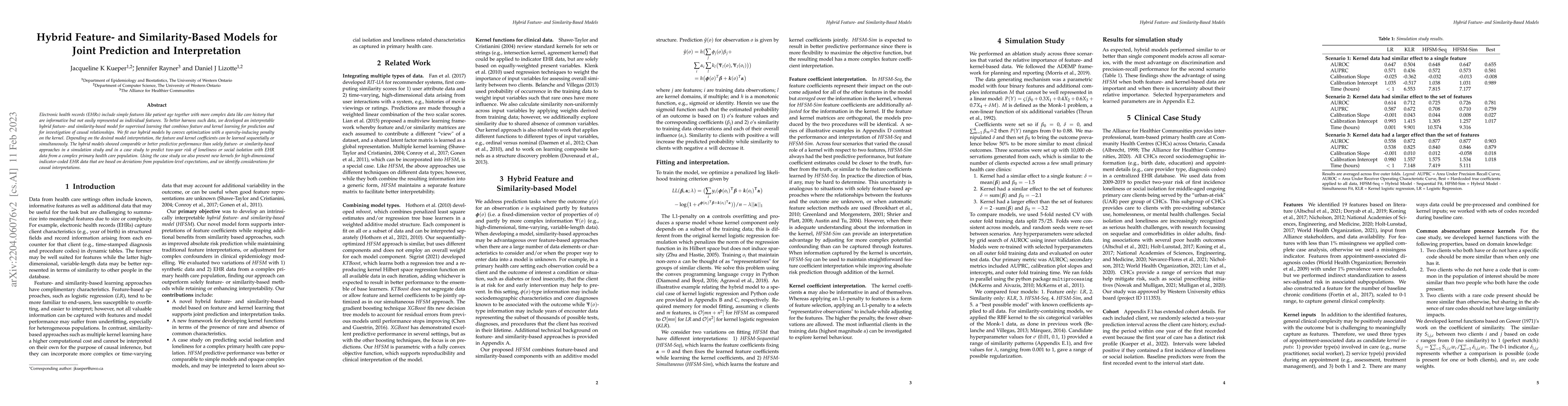 Thumbnail for Hybrid Feature- and Similarity-Based Models for Joint Prediction and
  Interpretation
