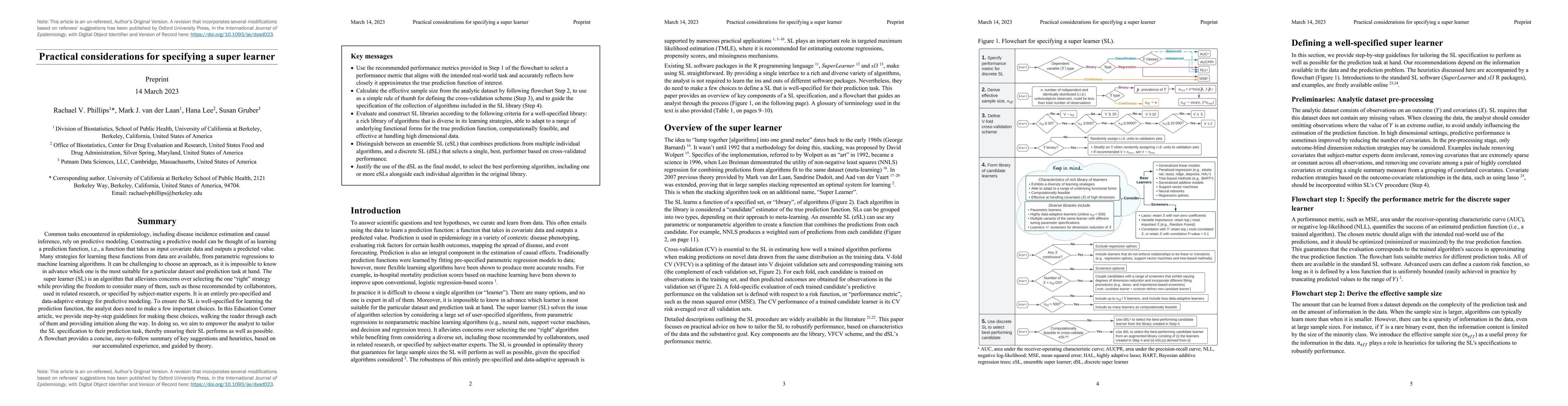 Thumbnail for Practical considerations for specifying a super learner