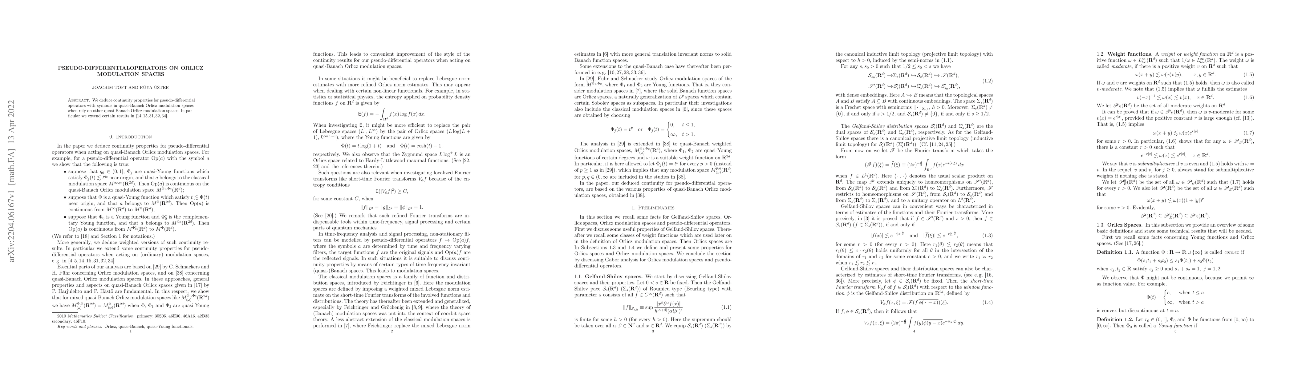 Thumbnail for Pseudo-differentialoperators on Orlicz modulation spaces