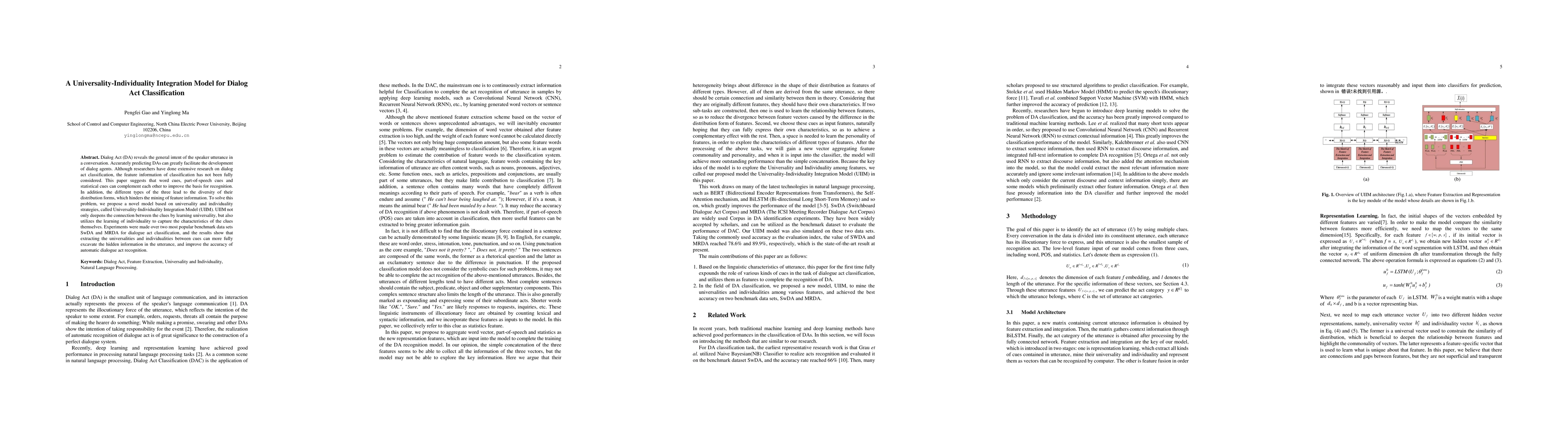 Thumbnail for A Universality-Individuality Integration Model for Dialog Act
  Classification