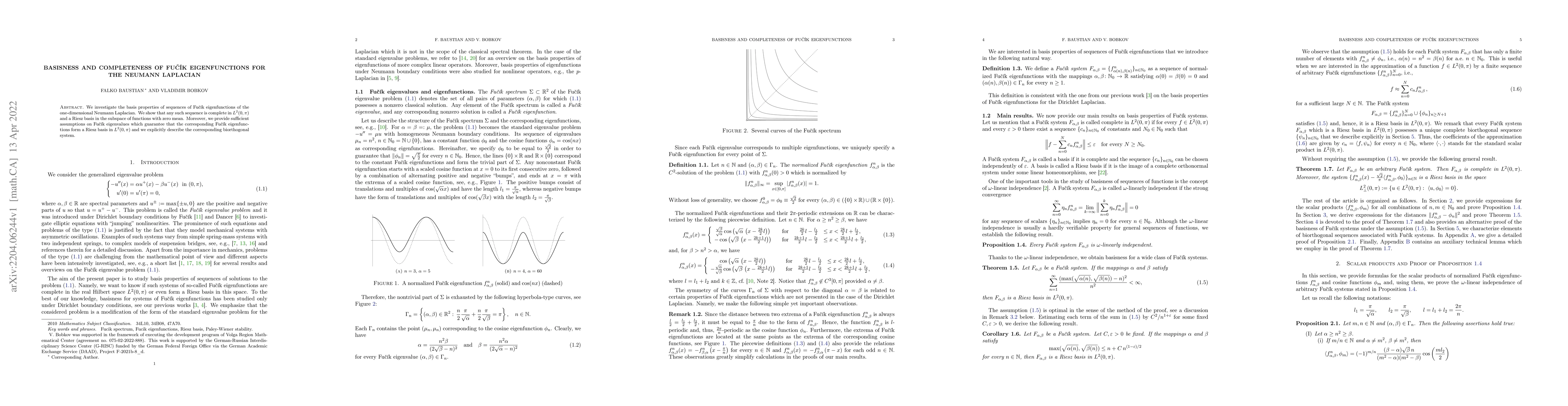 Thumbnail for Basisness and completeness of Fucik eigenfunctions for the Neumann
  Laplacian