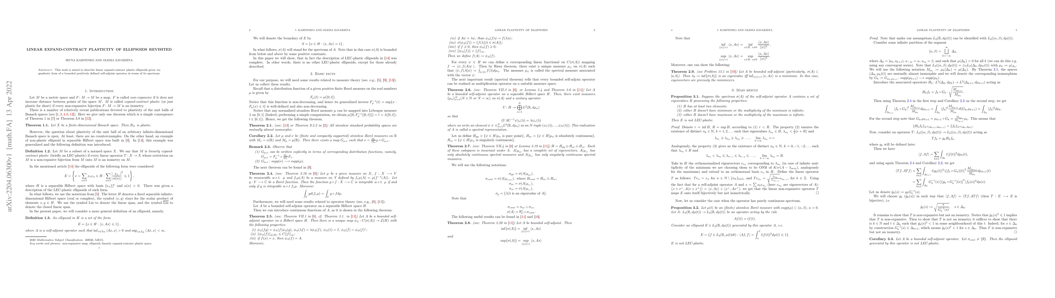 Thumbnail for Linear Expand-Contract Plasticity of Ellipsoids Revisited
