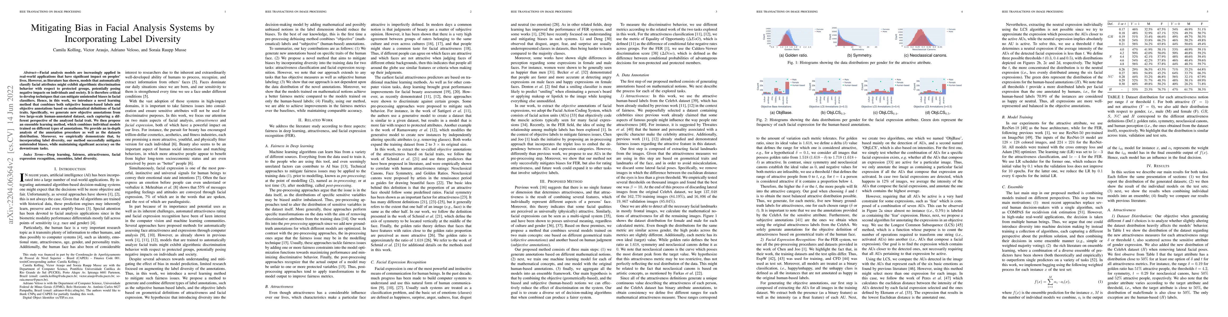 Thumbnail for Mitigating Bias in Facial Analysis Systems by Incorporating Label
  Diversity