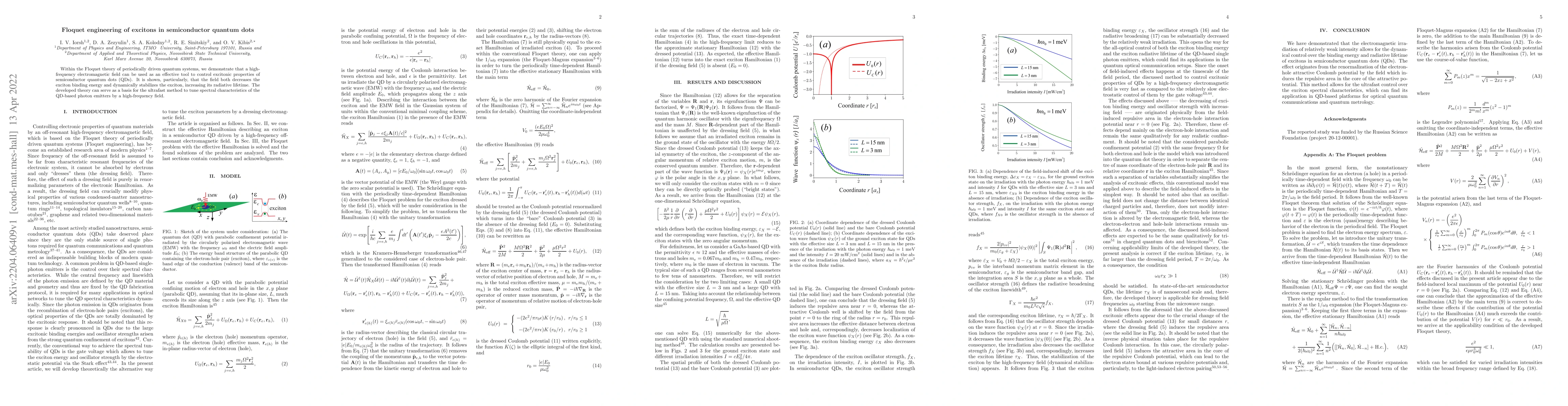 Thumbnail for Floquet engineering of excitons in semiconductor quantum dots
