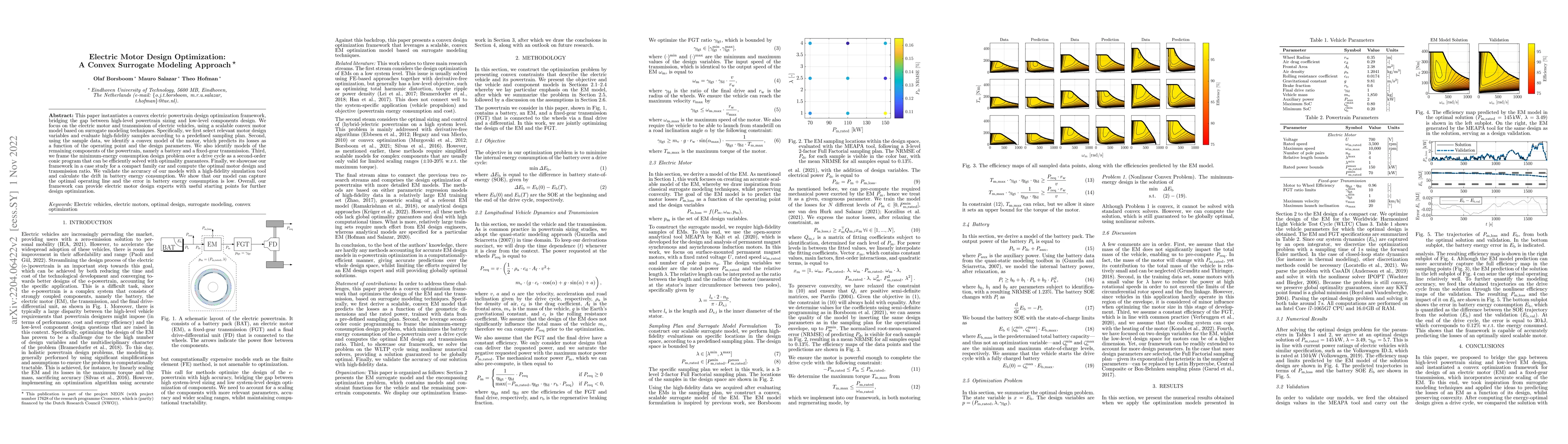 Thumbnail for Electric Motor Design Optimization: A Convex Surrogate Modeling Approach