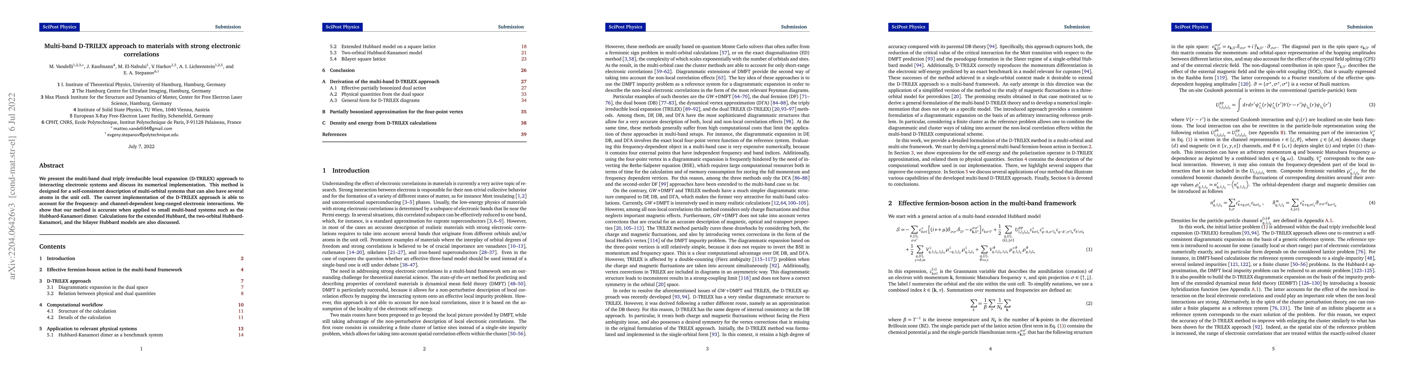 Thumbnail for Multi-band D-TRILEX approach to materials with strong electronic
  correlations