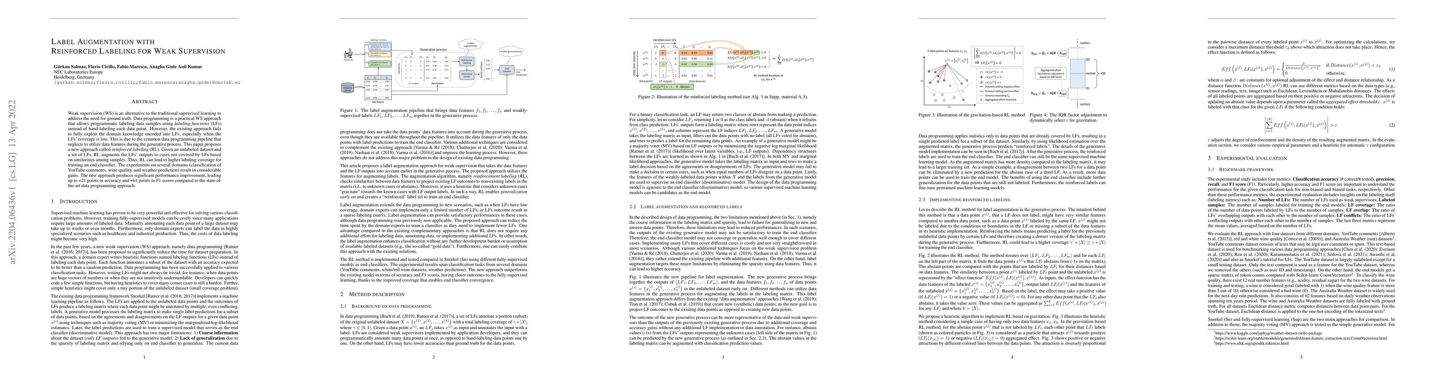 Thumbnail for Label Augmentation with Reinforced Labeling for Weak Supervision