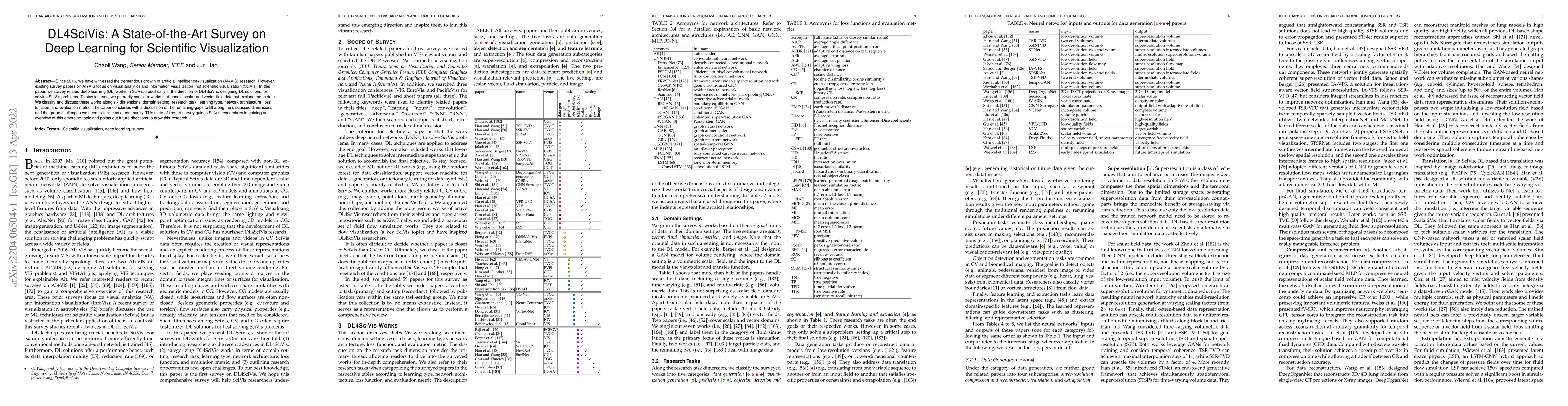 Thumbnail for DL4SciVis: A State-of-the-Art Survey on Deep Learning for Scientific
  Visualization