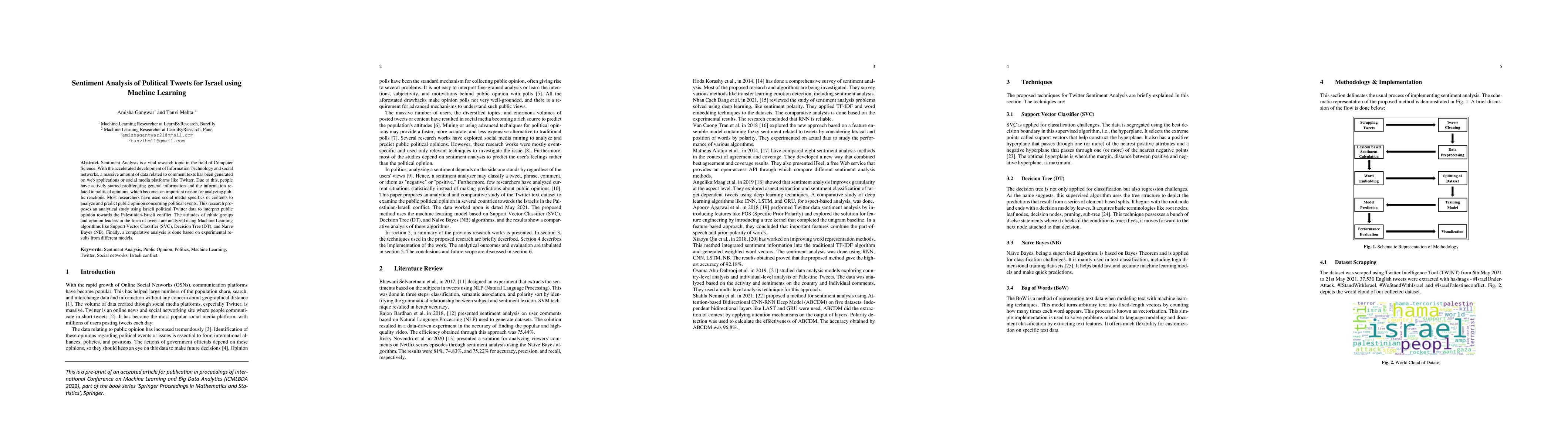 Thumbnail for Sentiment Analysis of Political Tweets for Israel using Machine Learning