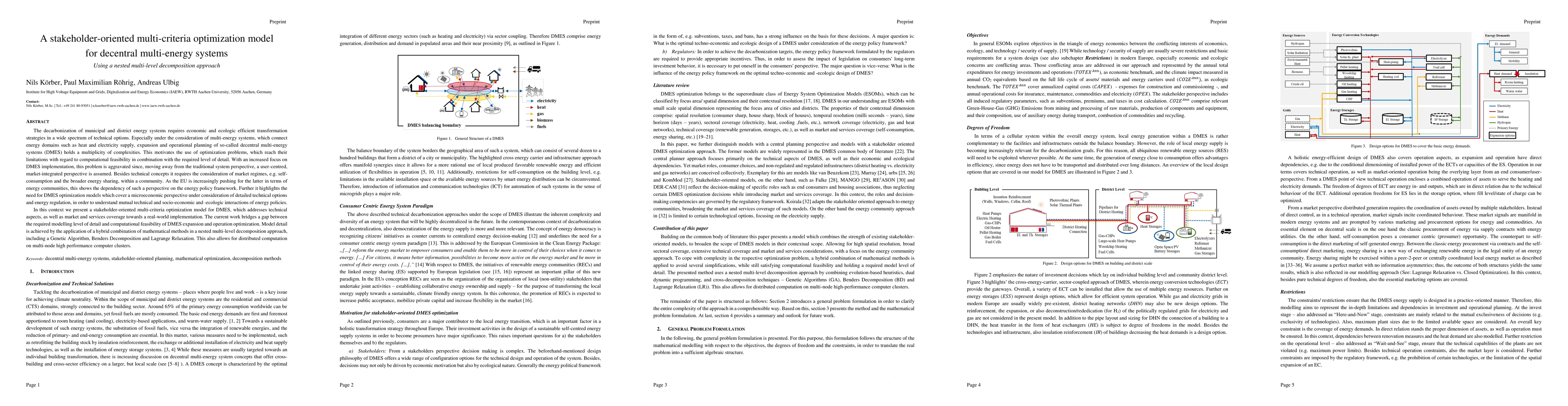 Thumbnail for A stakeholder-oriented multi-criteria optimization model for decentral
  multi-energy systems