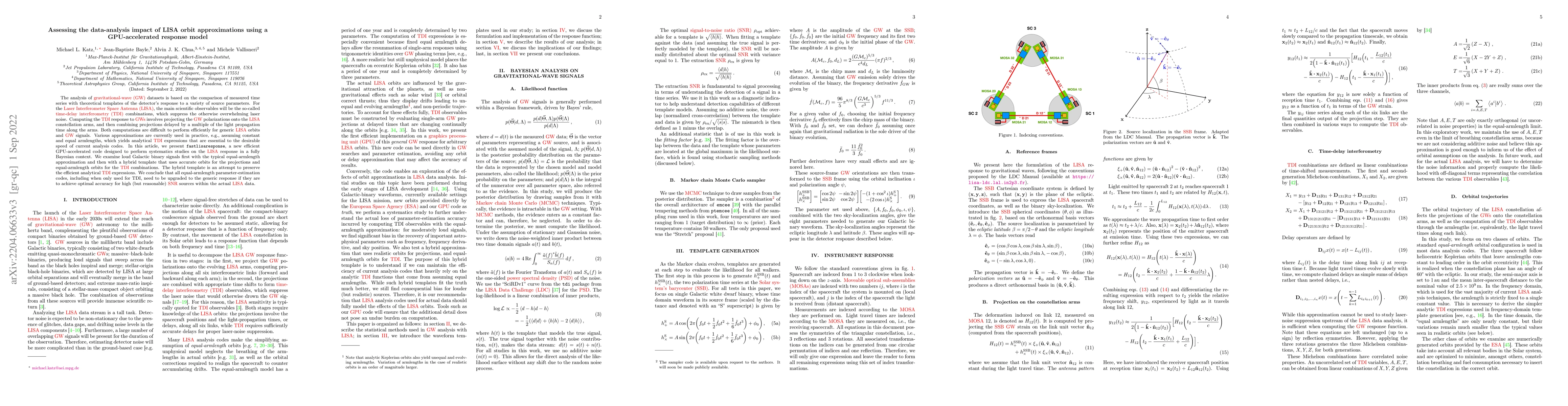 Thumbnail for Assessing the data-analysis impact of LISA orbit approximations using a
  GPU-accelerated response model