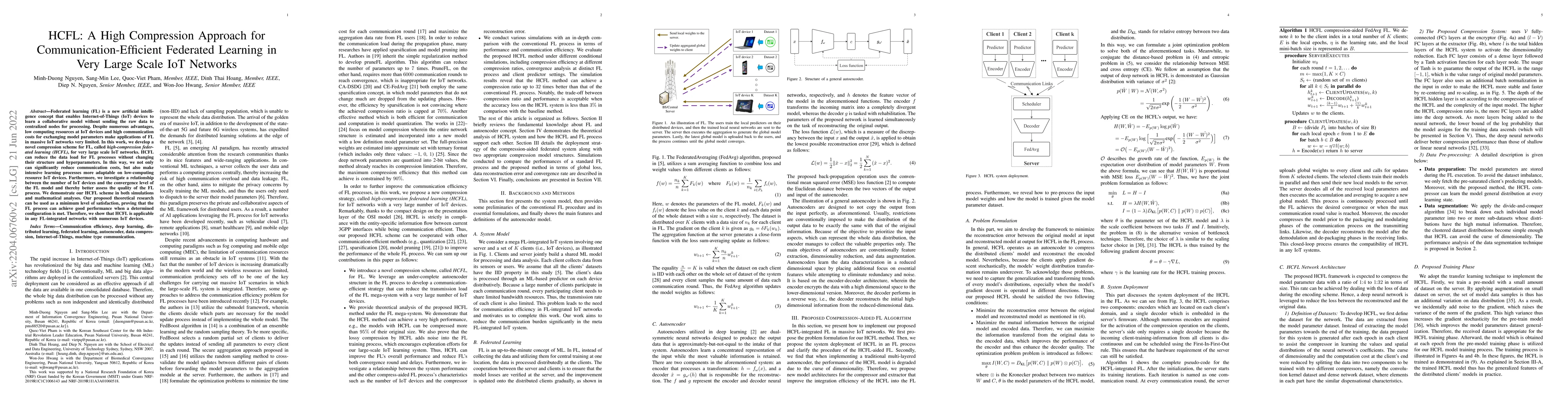 Thumbnail for HCFL: A High Compression Approach for Communication-Efficient Federated
  Learning in Very Large Scale IoT Networks