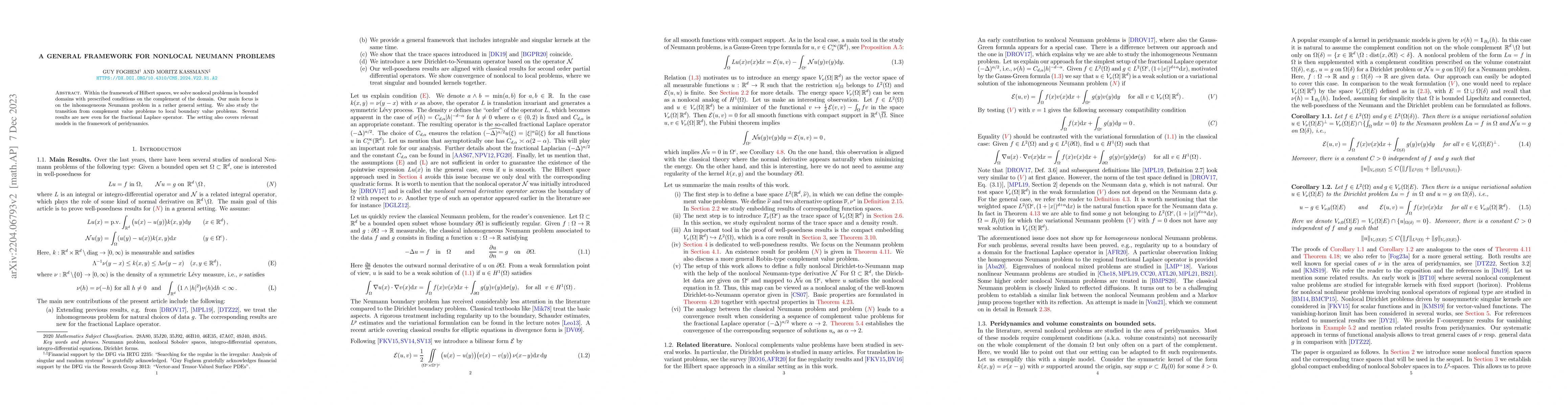 Thumbnail for A general framework for nonlocal Neumann problems