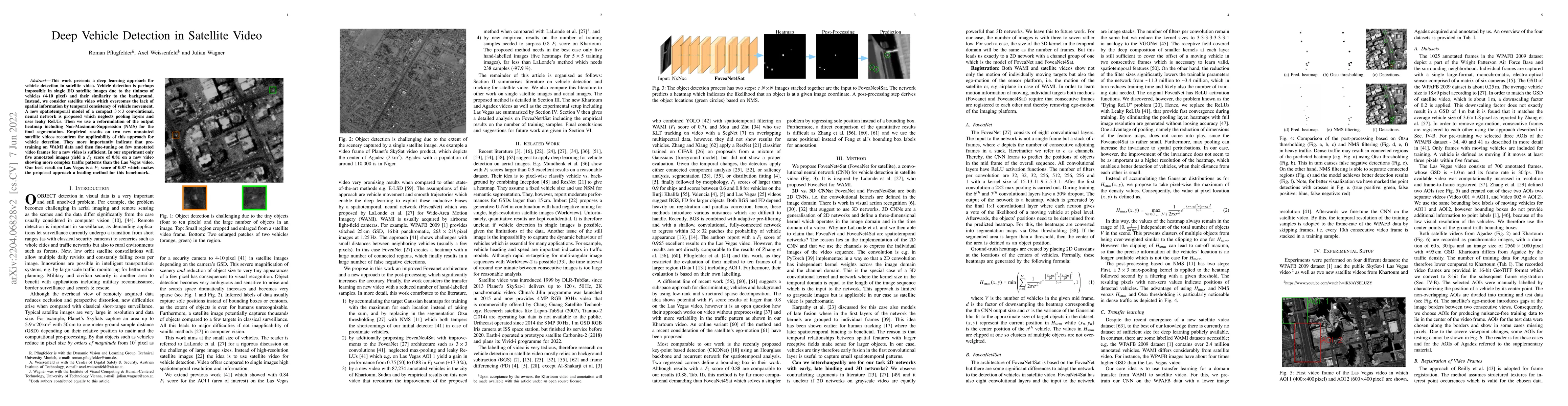 Thumbnail for Deep Vehicle Detection in Satellite Video