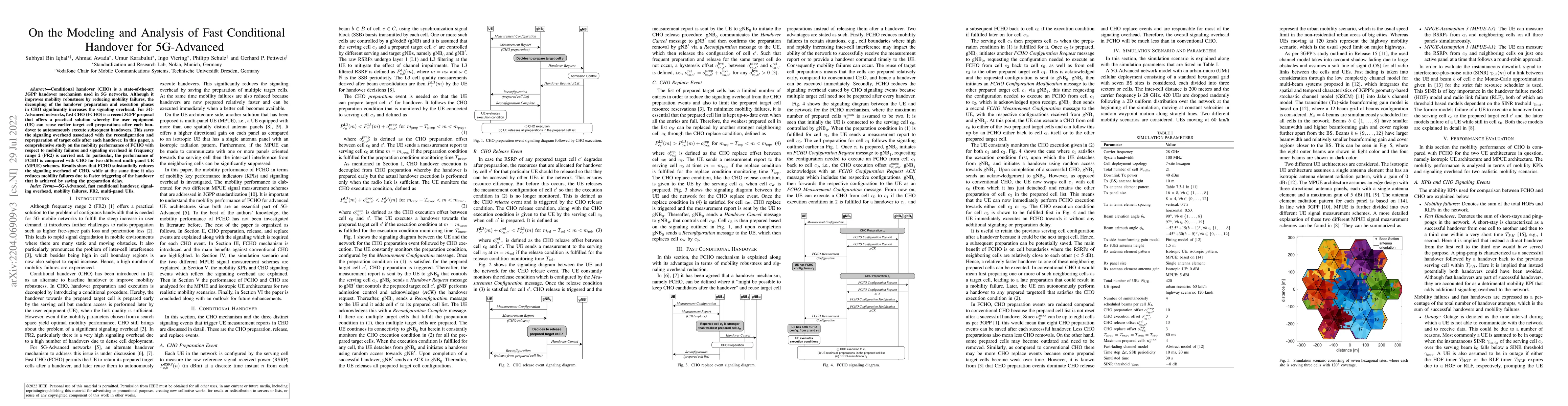 Thumbnail for On the Modeling and Analysis of Fast Conditional Handover for
  5G-Advanced