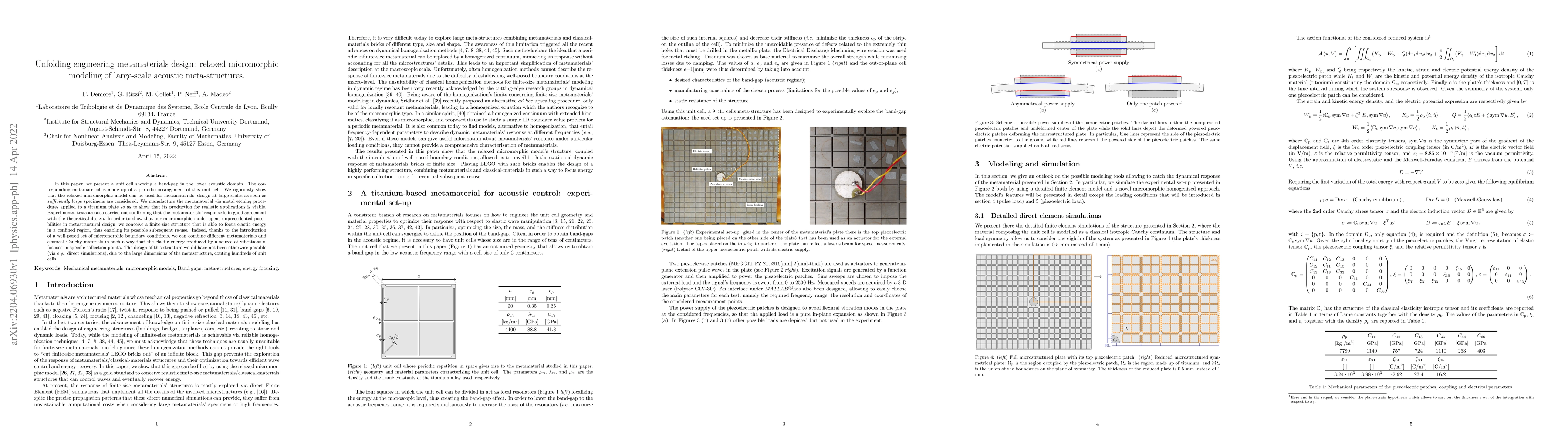Thumbnail for Unfolding engineering metamaterials design: relaxed micromorphic
  modeling of large-scale acoustic meta-structures