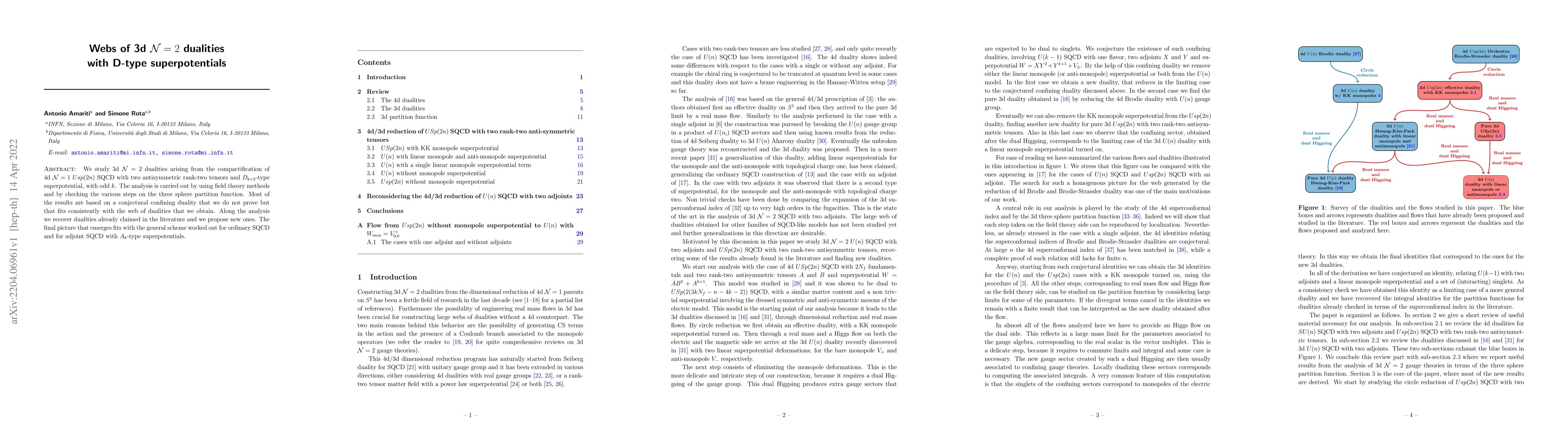 Thumbnail for Webs of 3d $\mathcal{N} = 2$ dualities with D-type superpotentials