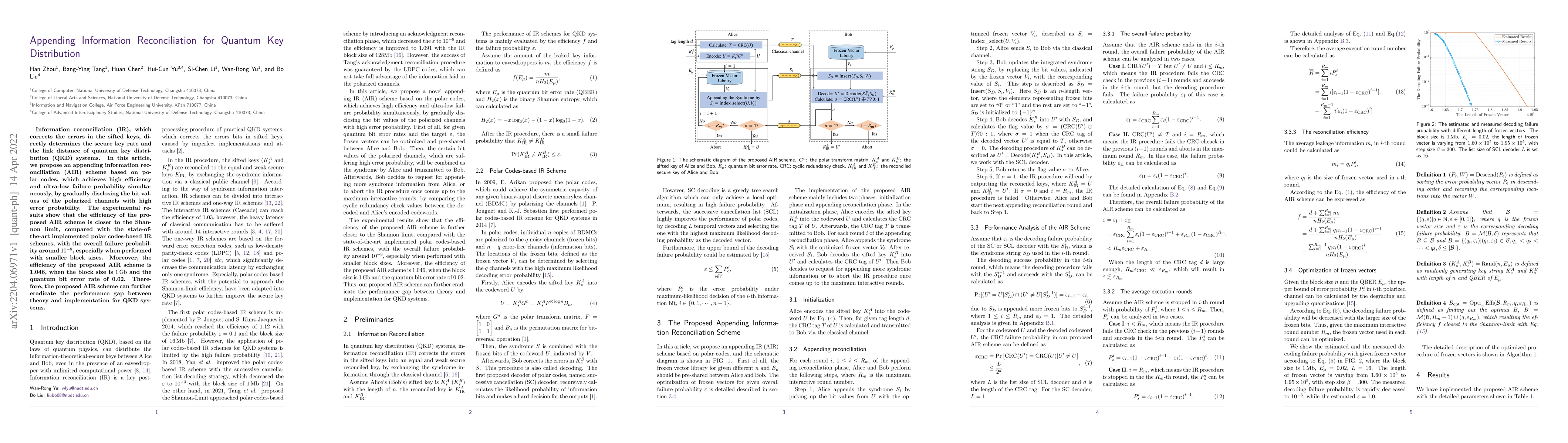 Thumbnail for Appending Information Reconciliation for Quantum Key Distribution