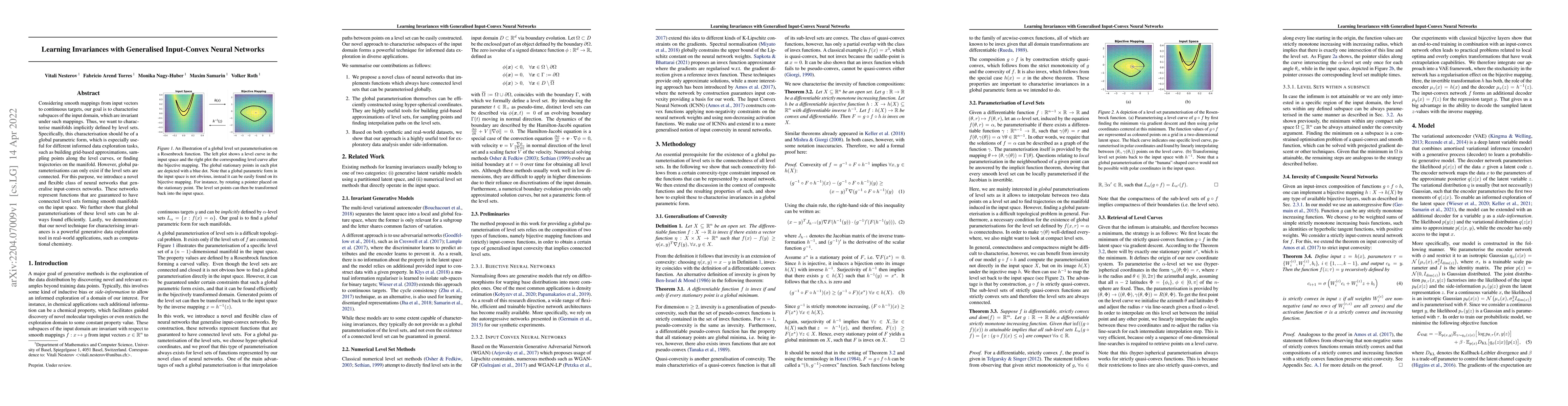 Thumbnail for Learning Invariances with Generalised Input-Convex Neural Networks