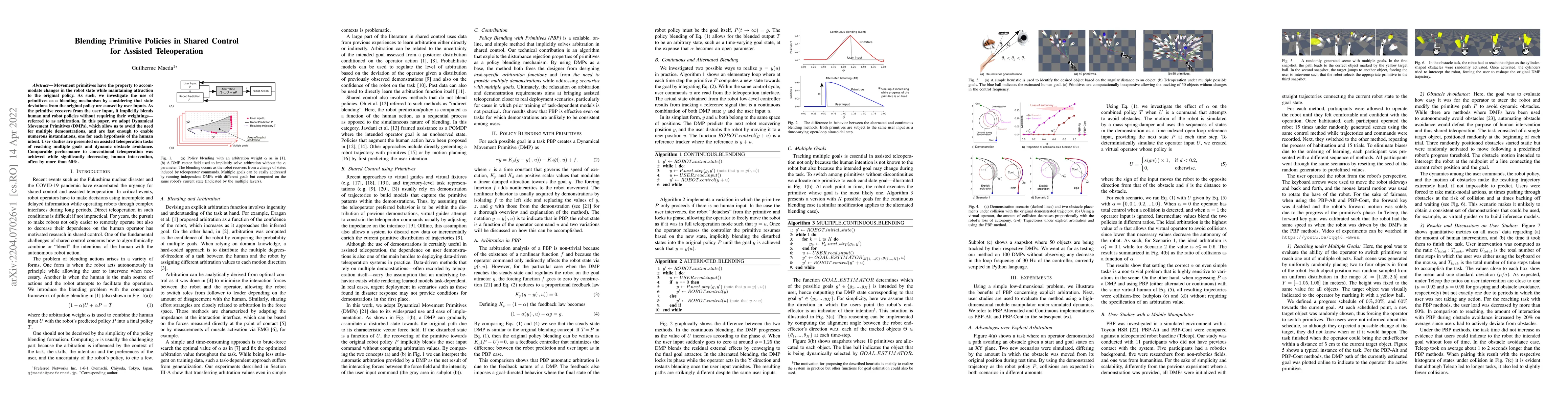 Thumbnail for Blending Primitive Policies in Shared Control for Assisted Teleoperation