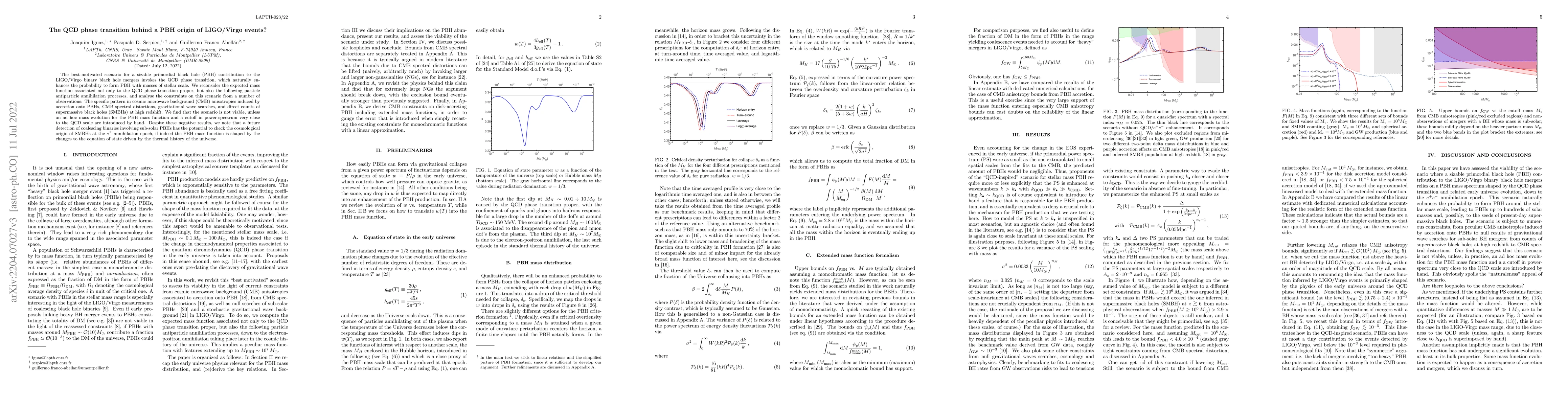 Thumbnail for The QCD phase transition behind a PBH origin of LIGO/Virgo events?