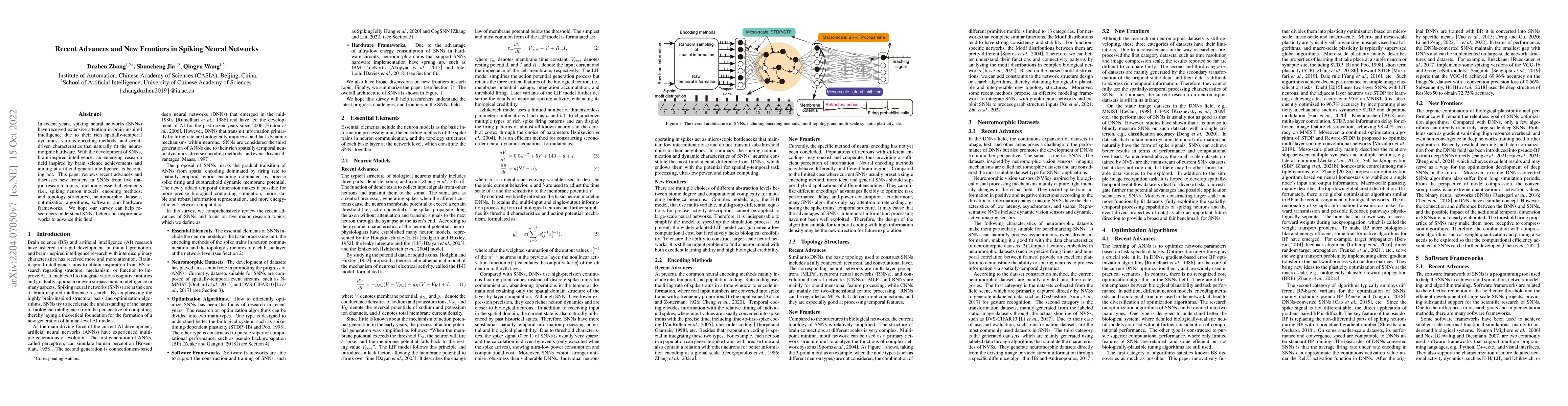 Thumbnail for Recent Advances and New Frontiers in Spiking Neural Networks