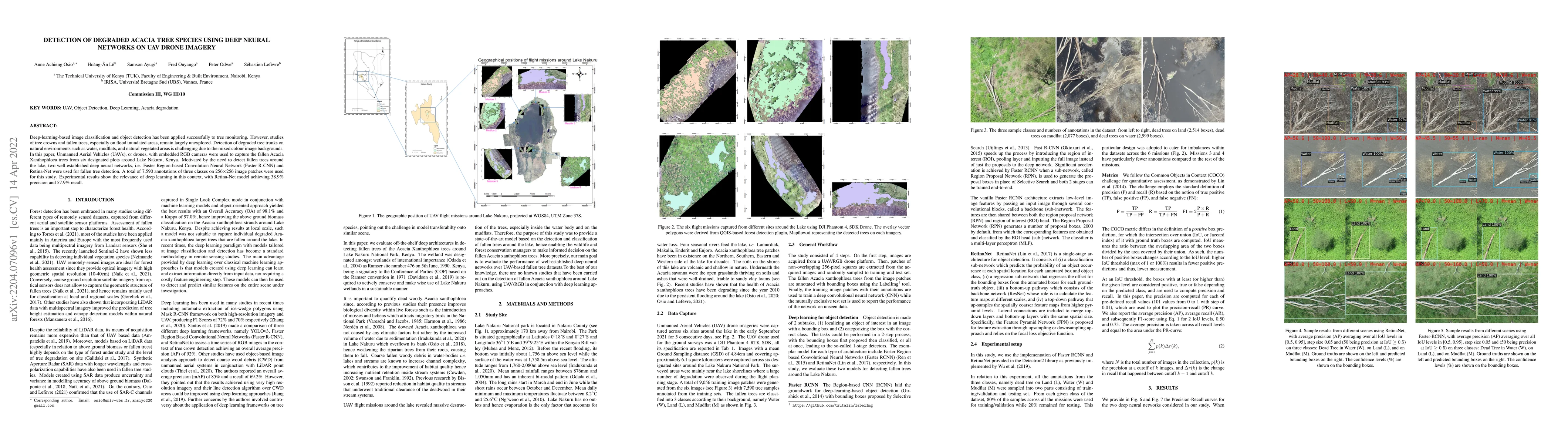 Thumbnail for Detection of Degraded Acacia tree species using deep neural networks on
  uav drone imagery