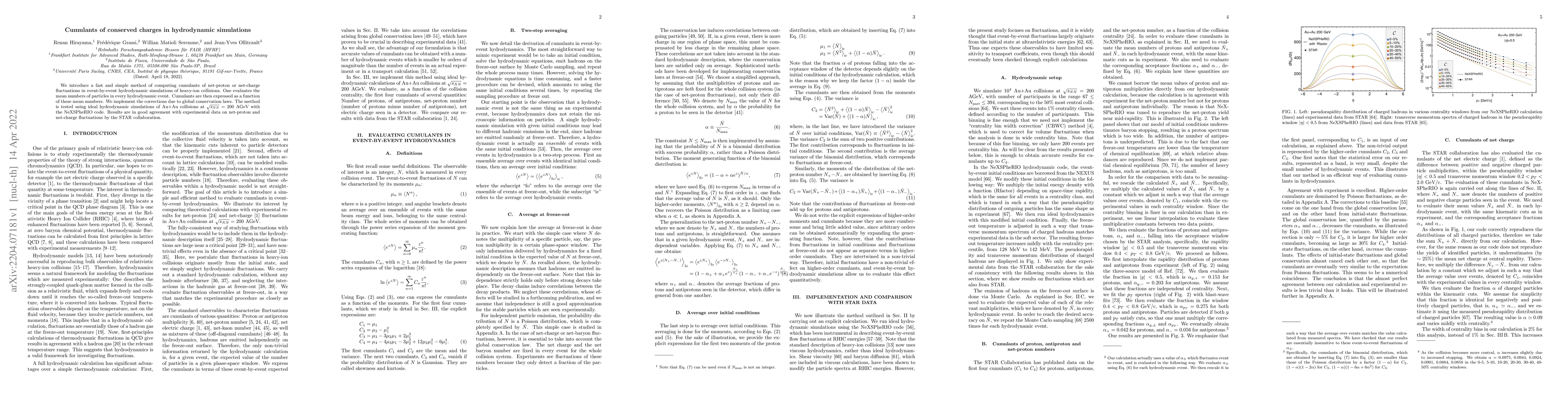 Thumbnail for Cumulants of conserved charges in hydrodynamic simulations