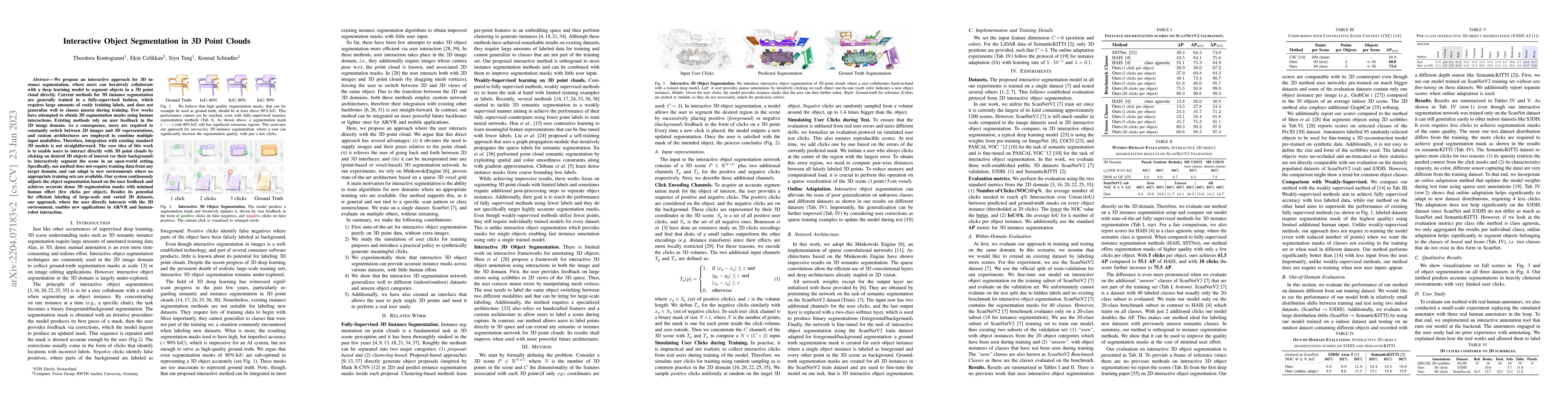 Thumbnail for Interactive Object Segmentation in 3D Point Clouds
